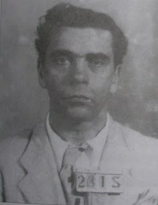 Foto da ficha policial de José Oiticica