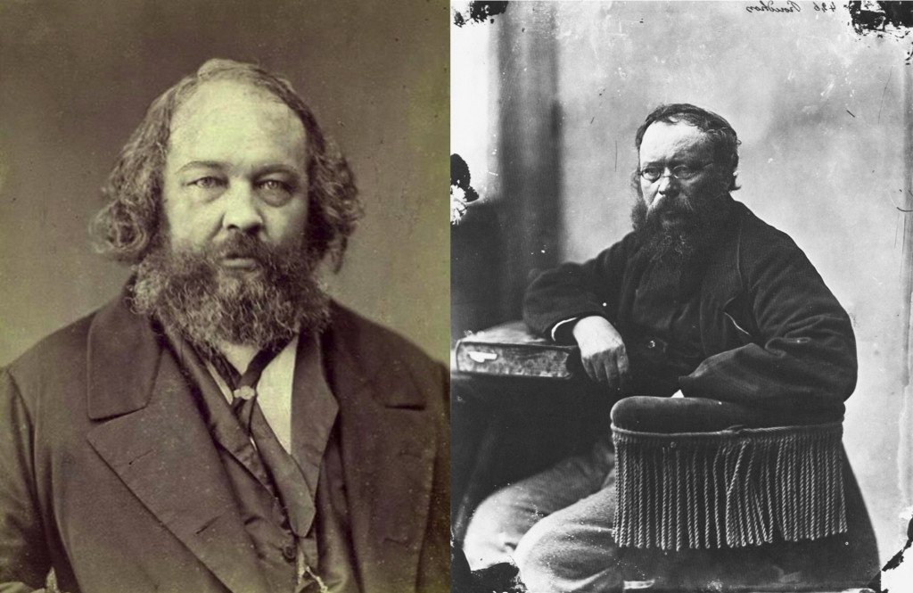 Mikhail-Bakunin-e-Pierre-Proudhon